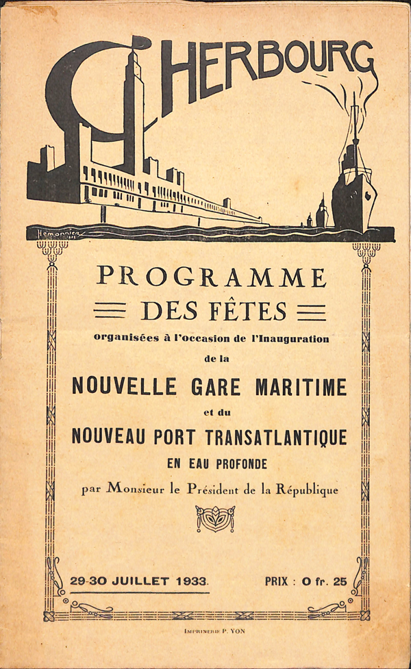 Vidéo De L'inauguration De 1933 De La Gare Maritime Transatlantique ...